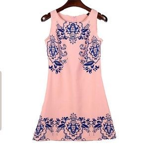 Pretty PinRoad Women Sleeveless Dress